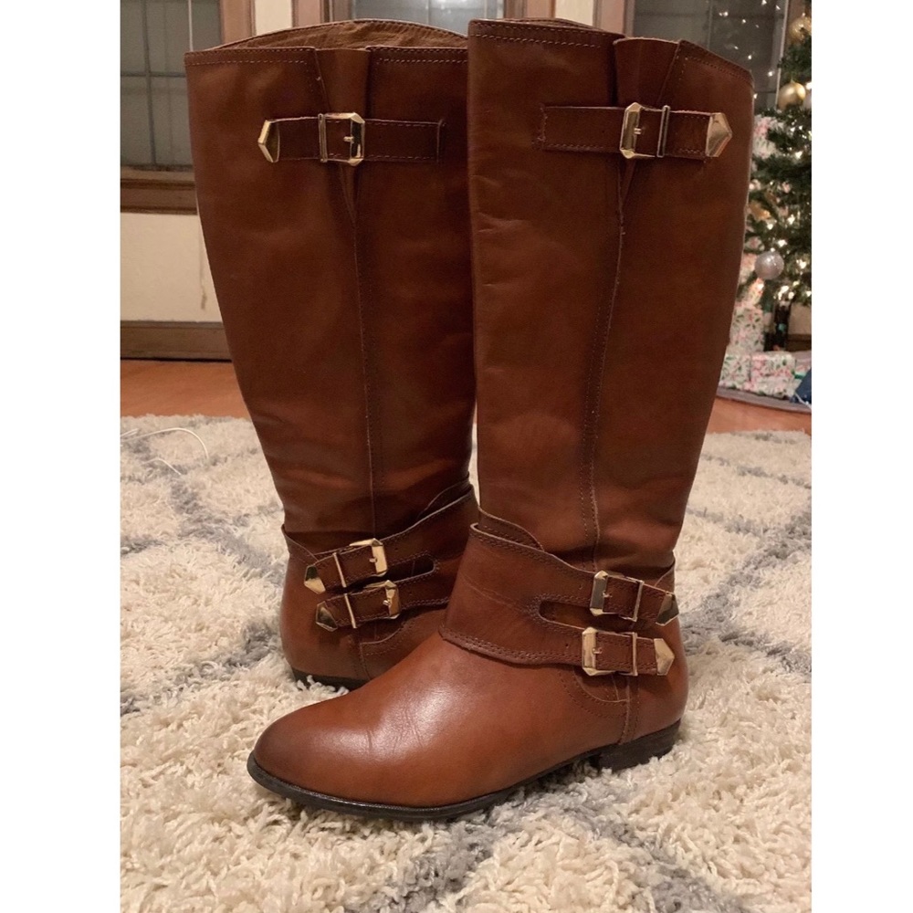Brown Aldo riding boots size 7